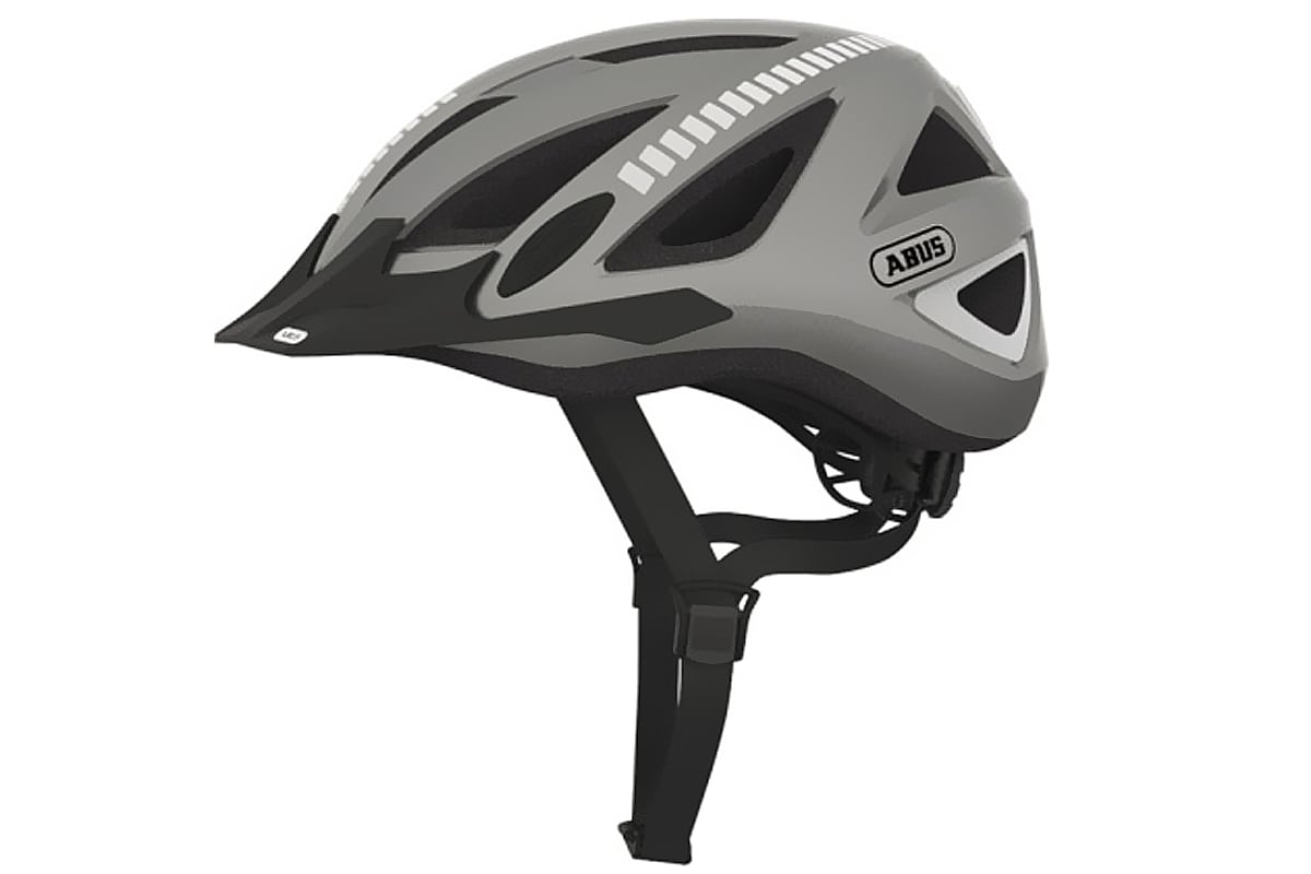 NEU ABUS Fahrrad Helm UrbanI 2.0 Signal Grau Bike Park