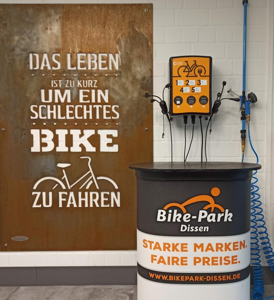 E-Bike Ladestation Bikepark