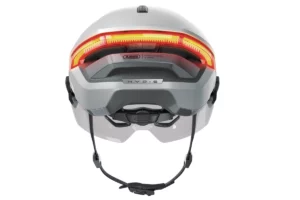 ABUS HYP-E Ace E-Bike LED Fahrrad-Helm Fahrradhelm gleam