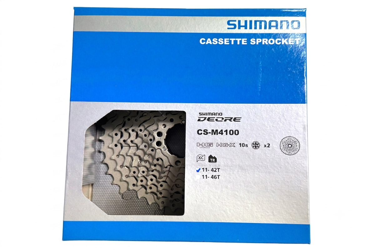 NEU Shimano Fahrrad Zahnkranz Kassette CS-M4100 10-fach 11-42 Zähne Deore HG-X 4 NEU Shimano Fahrrad Zahnkranz Kassette CS-M4100 10-fach 11-42 Zähne Deore HG-X – Bild 4